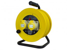 Faithfull Power Plus Cable Reel Open Frame 50m 16amp 110 Volt £92.99